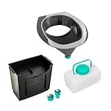 TROBOLO DIY Composting Toilet Set with Urine Diverter and Containers, Build Your Own Urine-Diverting Dry Toilet