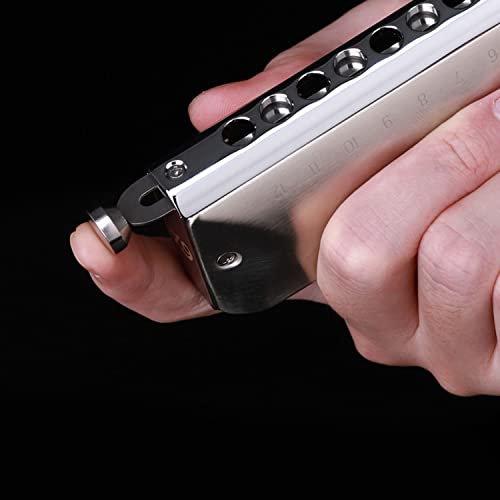 MEIeynt Harmonica Chromatique C, 12 Trous 48 Tune Orgue à Bouche Harmonica Chromatique Clé De C pour Adultes… - Les Beatles, Paul McCartney, John Lennon, RIngo Starr, George Harrison MEIeynt Harmonica Chromatique C, 12 Trous 48 Tune Orgue à Bouche Harmonica Chromatique Clé De C pour Adultes… – Image 7