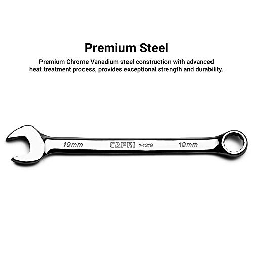 Capri Tools 22 Mm Combination Wrench, 12 Point, Metric, Chrome (1-1322) #TOP2