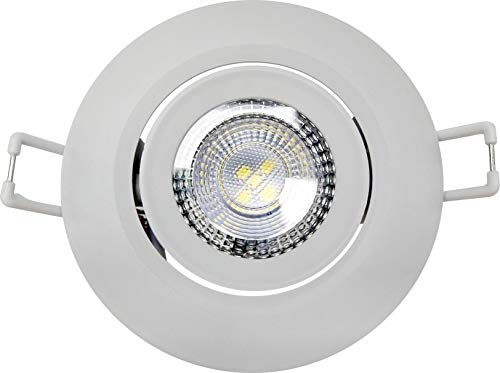 Spot Led 5W, Redondo Bivolt 3000K Amarela, Avant