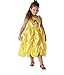 Rubie's-déguisement officiel - Disney- Déguisement Costume Classique Belle Robe en Satin à Bretelles - Taille S- I-881857S