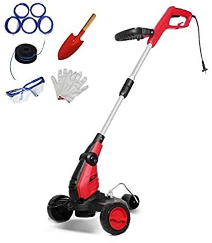 Home Accessoires   Leichte Leistungsstarke Außenrasentrimmer Elektro - Rasentrimmer 65W Einfacher Grass Cut Linie strimmer Schneiden mit Stützrad und