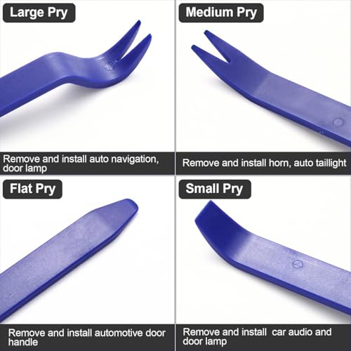 Image of ZIBUYU 5PCS Car Tool Kit Set -Non-Scratch Pry Car Trim Removal Tool Kit