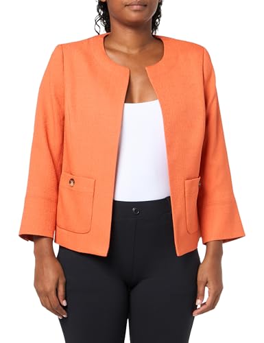 Kasper Women's Hampton Jewel Neck 3q SLV JKT W/Patch P