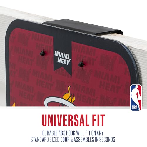 Franklin Sports NBA Miami Heat Mini Over the Door Basketball Hoop - image 5