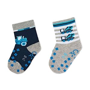 Sterntaler ABS-Krabbelsöck.DP Baufahrzeug baby-jongens Sokken