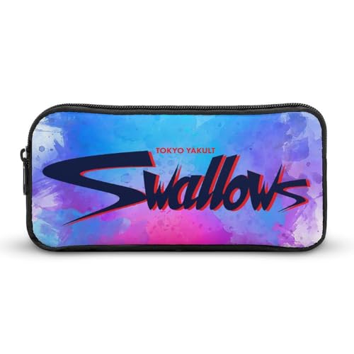 東京ヤクルトスワローズ文具ケース ペンケース 収納グッズ 筆箱 ペンバッグ 筆入れ 多機能 学用品収納 大容量軽量 伸縮性が良く、繰り返し使用可能 傷防止 防汚 掃除が簡単 いろいろな文房具を収納 オフィス小物 コスメバッグとして 男女兼用 携帯便利