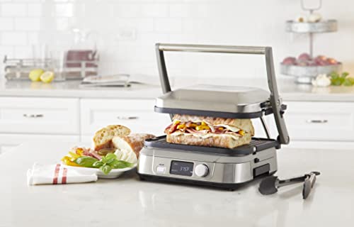 Cuisinart Gr-5Bp1 Electric Griddler Five, Enjoy 5-In-1 Functions, Lcd Display, Wide Temperature Range And Sear Function, Stainless Steel #TOP3