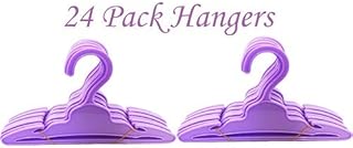 24 Purple Doll Clothes Hangers Fits 18 Inch Fashion Girl Doll Clothes