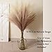 Qubitful Faux Pampas Grass, 9 PCS 37''/3.1FT Tall Fluffy Fake Pompas Floral, Large Artificial Pompous Grass Branches for Floor Vase Fillers, Boho Farmhouse Room Wedding Decor (Mixed Color)