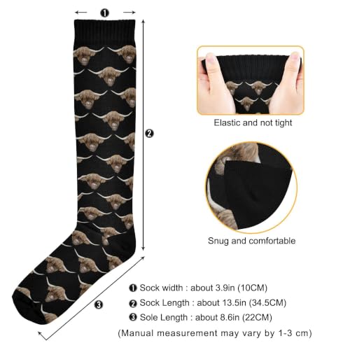 Image of Fisyme Socks for Women Men Warm Comfort Athletic Crew Running Hiking Cycling Compression Socks