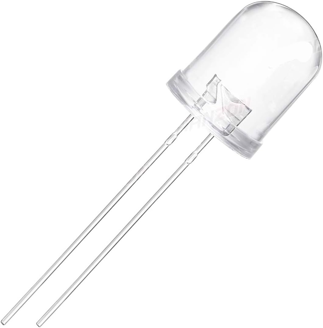 5 Pcs 10mm IR LED Emitting Diode 850nm Infrared Light Phototransistor Transmitter Emitter for Night Vision Camera Remote