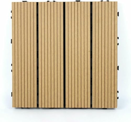 Azulejos de suelo exterior en madera plástica para terrazas y balcones 2