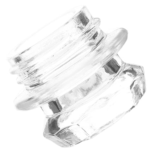 IMIKEYA Repuesto Tapa de Vidrio para Cafetera Percoladora, Perilla Ergonómica Resistente al Calor, Accesorio Original para Máquinas de Café Espresso y Estufas Eléctricas, 1 Unidad