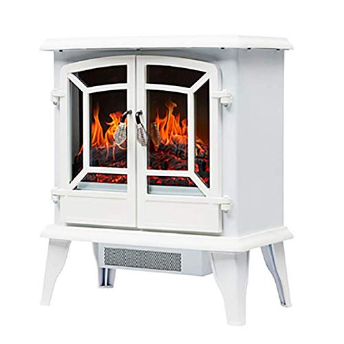 Elektroherd 1400 W realistische 3D-Flammeneffekt Sicherheitsthermostat Kaminheizung tragbarer elektrischer Kamin in der Zone freistehende