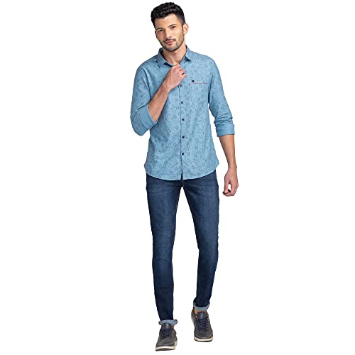 Image of Spykar Men's Slim Fit Low Rise Casual Jeans