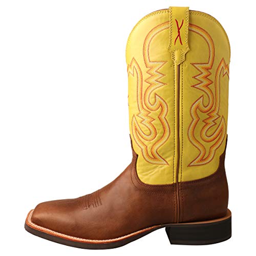 Twisted X Men's Ruff Stock Western Boot Broad Square Toe - Mrs00673