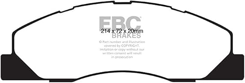 EBC Brakes DP61847 Serie 6000 Greenstuff Pastilla de freno para camiones y SUV