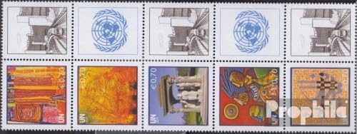 UN - Vienna 724Zf-728Zf Zehnerblock (Complete.Issue.) unmounted Mint/Never hinged ** MNH 2011 Art (Stamps for Collectors) Painting