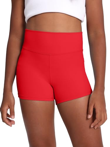 MCEDAR Girls Biker Shorts High Waisted Yoga Athletic Volleyball Shorts Soft Dance Shorts