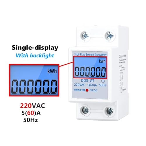 Compteur d'énergie numérique monophasé pour stopper le gaspillage électrique dans votre maison - 2