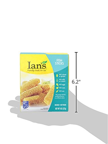 Ian's, Allergen Free Fish Sticks, 8 oz (Frozen)