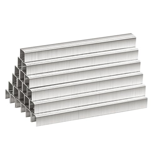 meite T50 Stainless Steel Staples Marine, Type 140/10 mm Heavy Duty Staples for Staple Gun - 1512 Counts, 20 Gauge 10.5 mm Crown T50 Upholstery Staple for Salt Water, Marine Applications