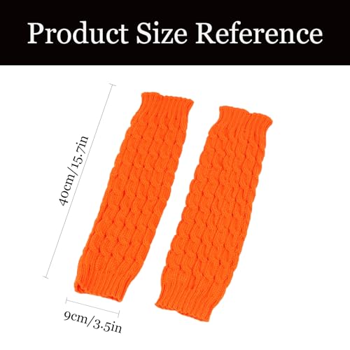 CYian Leg Warmers for Women Winter Long Boot Socks Knit Warm Leg Warmers 80s Accessories for Party Sports2