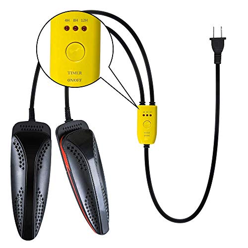 LHIABNN Electric Shoe Dryer + Timer, Stretchable Shoes Drying Device,Boot Dryer/Glove Dryer/Shoes Warmer, Footwear HeaterÂ  (110V)