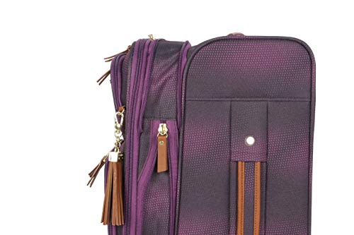 Steve Madden Designer Luggage Collection - Lightweight 28 Inch Expandable Softside Suitcase - Durable Rolling 4-Spinner… - Image 5