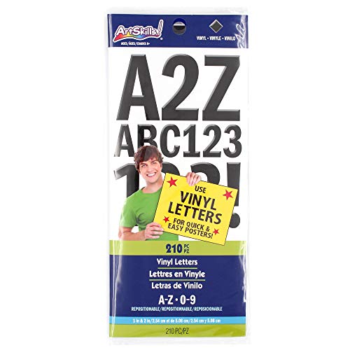 ArtSkills Adhesive Vinyl Letters and Numbers, 2