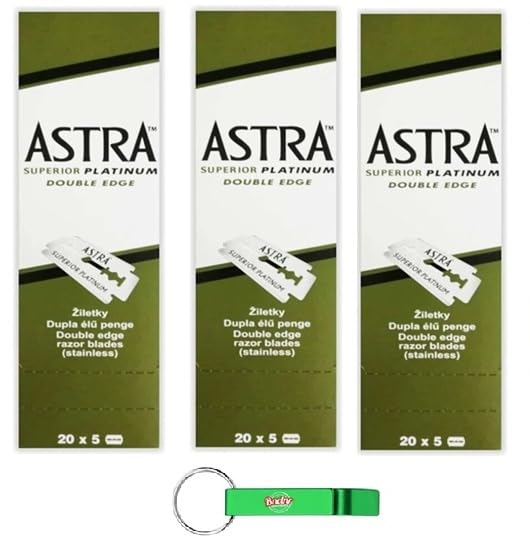 3 cuchillas de afeitar Astra Superior Platinum 100 unidades + llavero Beni Culinari gratuito