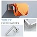 Turs SUS304 Stainless Steel Toilet Paper Holder Wall Mount Paper Towel Holder,Brushed Finish