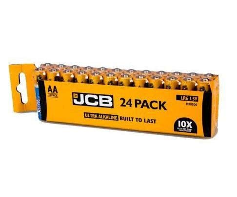 S8807 JCB AA Ultra Alkaline Batteries - Pack of 24