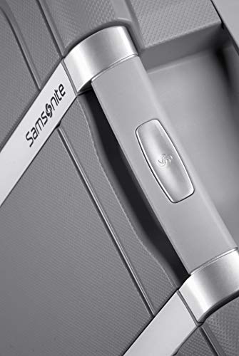 Samsonite S'Cure - Spinner L, Koffer, L 75 cm, 102 L, Silber (Silver)