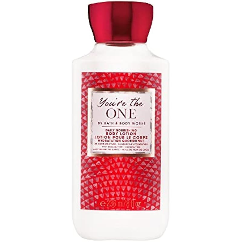 Bath and Body Works Body Care - Youre the ONE - 24 Hour Moisture Body Lotion w/Shea Butter + Vitamin E - Full Size 8 fl oz