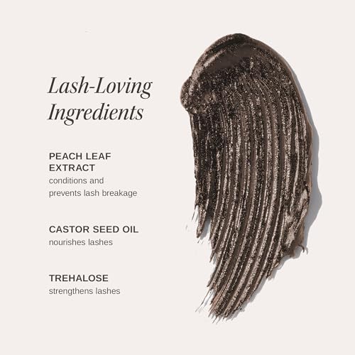Image of Wander Beauty Mile High Club Soft Brown Mascara - Defining, Lengthening, Water-Resistant - Cruelty Free - Smudge-proof, Flake-proof. Castor Oil and Peach Leaf Extract, 0.31oz