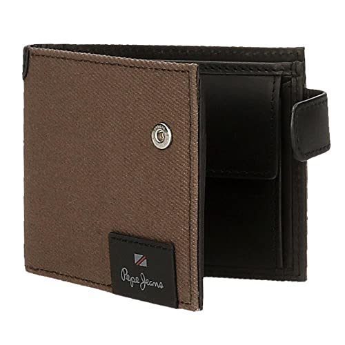 Pepe Jeans Unisex. 7413333 Cartera Pjl Hilltop Marron Con Cierre De Clic (Osfa), MarróN, Casual, Piel - 5