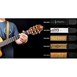 Ortega OSN-50EGY Sangle guitare Nylon - Les Beatles, Paul McCartney, John Lennon, RIngo Starr, George Harrison Ortega OSN-50EGY Sangle guitare Nylon – Image 5