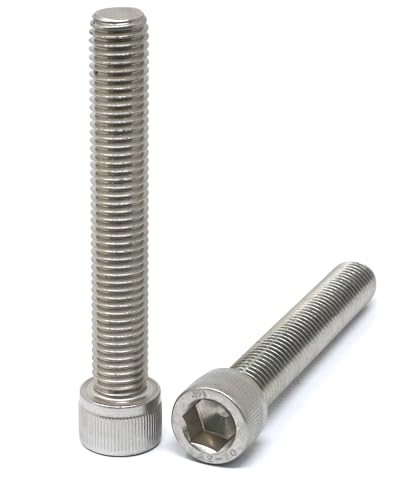 Image of iexcell 2 Pcs M14 x 95mm Thread Pitch 2 mm Stainless Steel 304 Hex Socket Head Cap Screws Bolts Kit
