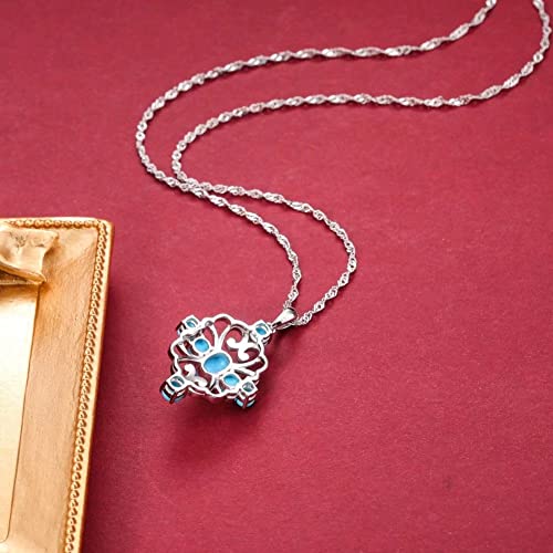 Supermodel Sleeping Beauty Natural Turquoise Necklace Gem Fine Jewelry 925 Sterling Silver Handmade Necklace For Women Party Vintage Pendant Necklace Gift For Her #TOP2