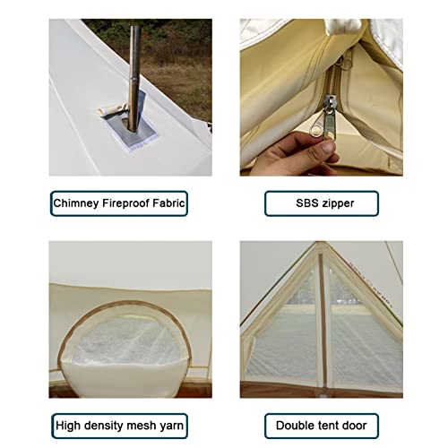 Carpa Bell Luxury para Camping 4m Oxford Fabric miniatura 3