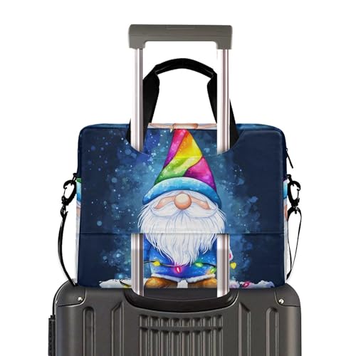 Maletín para portátil con diseño de gnomo rainbow miniatura 3