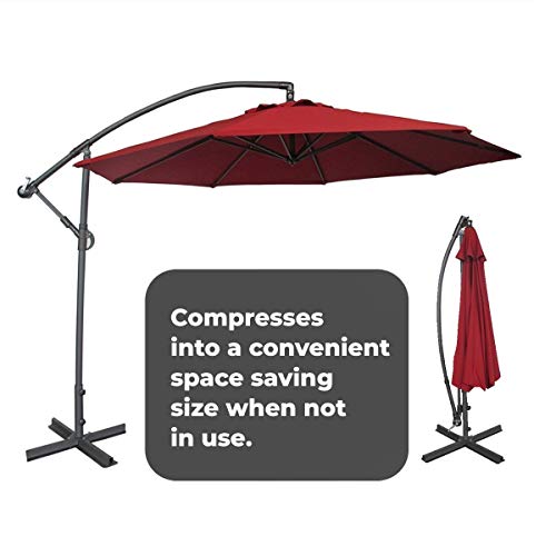 Abba Patio 10 Feet Offset Cantilever Umb Buy Online In Barbados At Desertcart