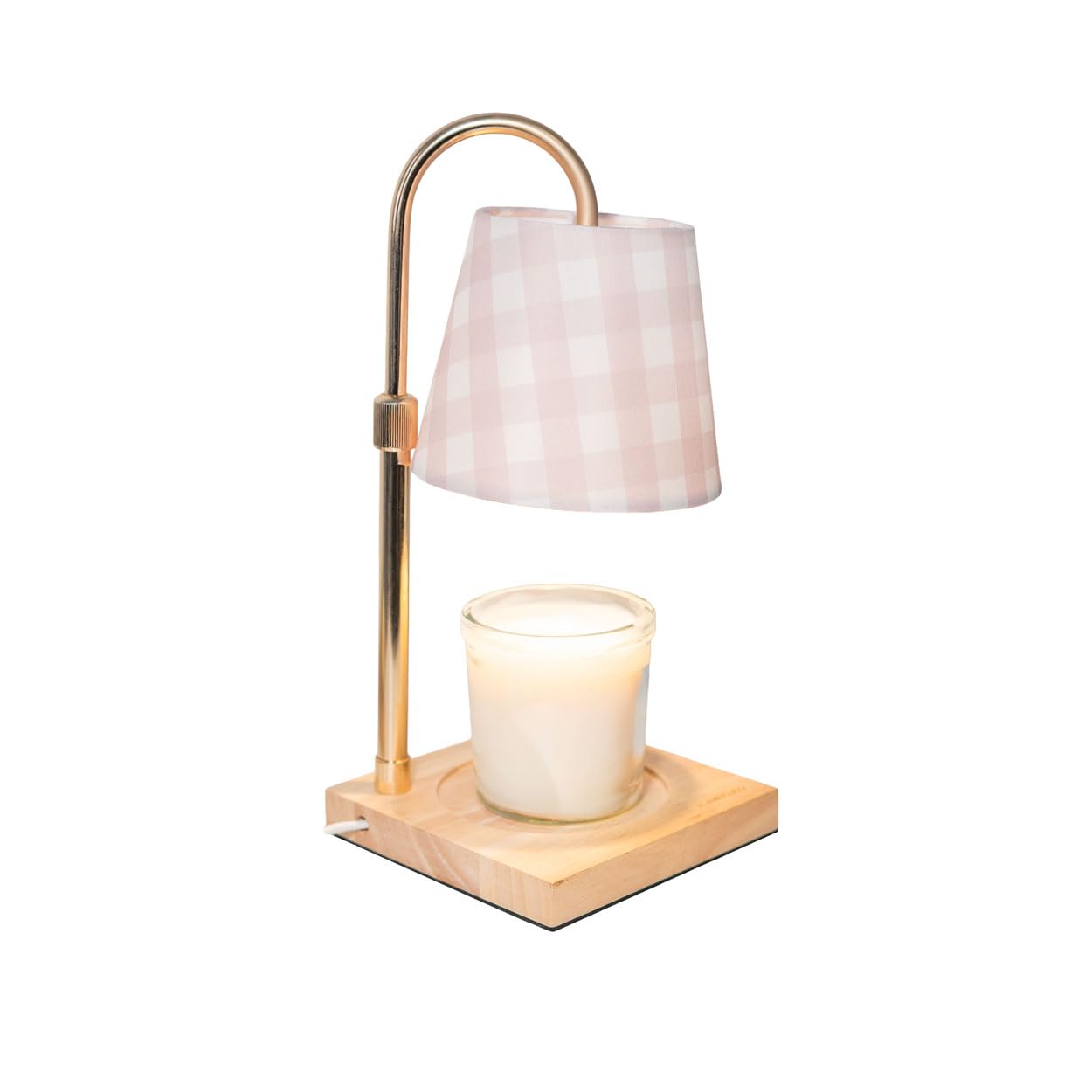 Flamingueo Lampada Scalda Candela - Candle Warmer Lamp - Decorazioni Casa - Intensità Regolabile - Con Timer - Altezza Regolabile