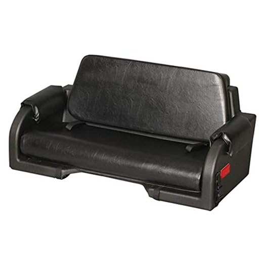 Wes (124-0015) Contour Rear Bench Seat for Single Seat ATVs