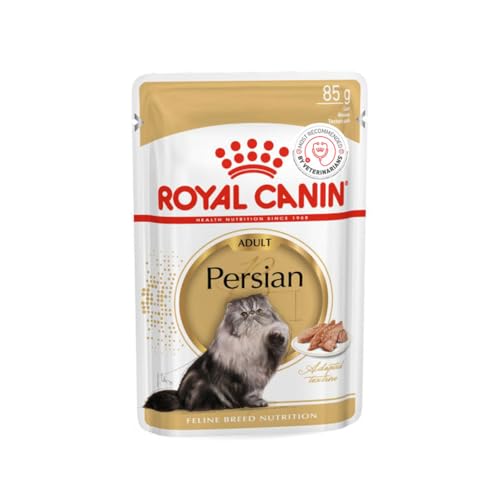 Image of Royal Canin Persian Kitten Food, 85 Grams, Pack of 12, Wet Food, Supports Healthy Growth & Long Hair, Digestive Health, and Urinary Health