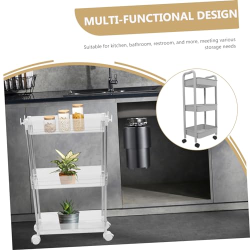 Chariot de rangement multicouche pour optimiser les petits coins - 5