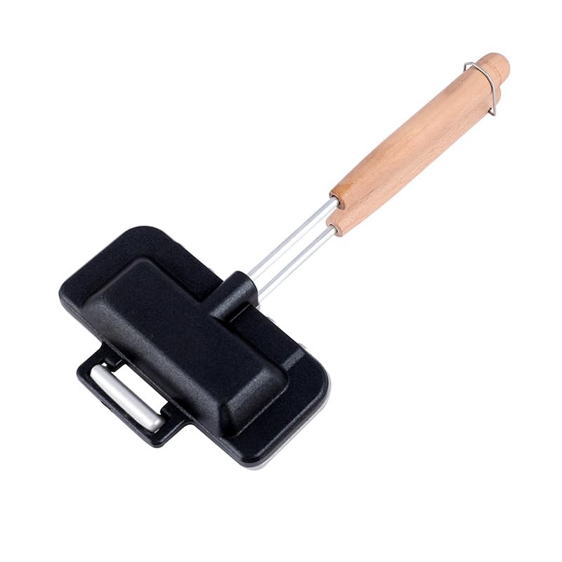 Hapivida Manual Sandwich Maker, Nonstick Double Sided Sandwich Baking Pan, 29.5 x 14.3 x 6.5 x 4 cm