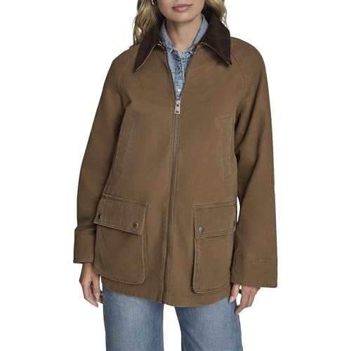 Levi's Plus Size Women's Cotton Barn Jacket, Cognac